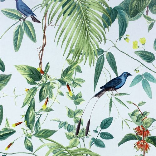 Wallpaper, Exotic Garden Blue sw12