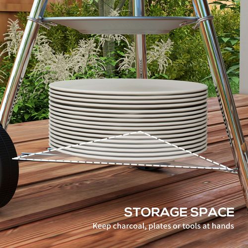 Outsunny BBQ Grill,  85H cm