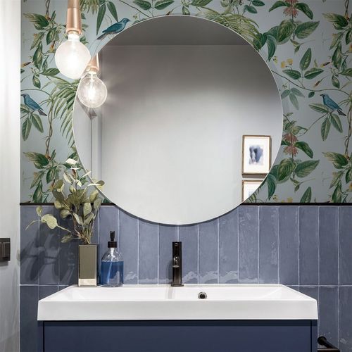 Wallpaper, Exotic Garden Blue sw12