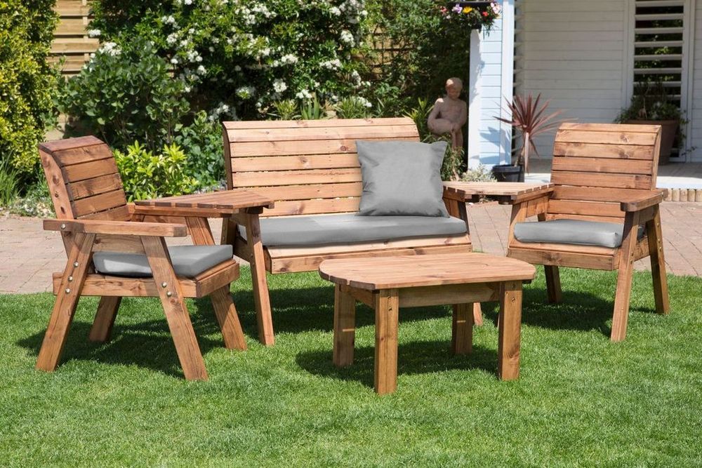 Charles Taylor 4 Seater Multi Set, 2 Removable Tables, 1 Coffee Table