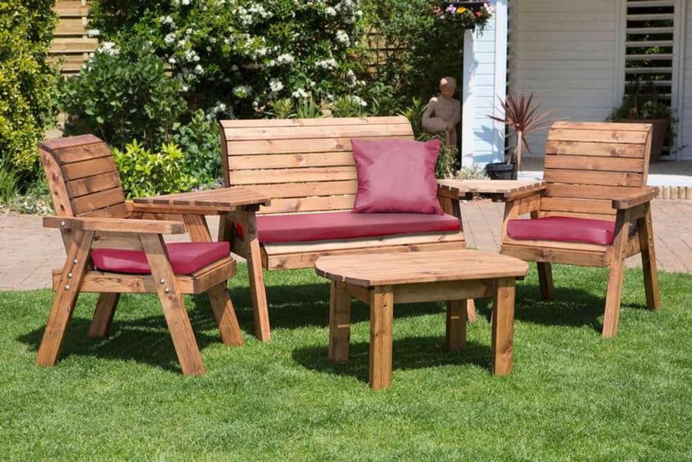 Charles Taylor 4 Seater Multi Set, 2 Removable Tables, 1 Coffee Table