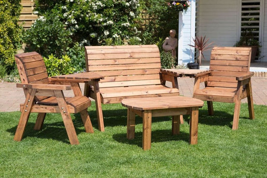 Charles Taylor 4 Seater Multi Set, 2 Removable Tables, 1 Coffee Table